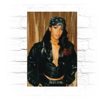 Aaliyah Metal Wall Art