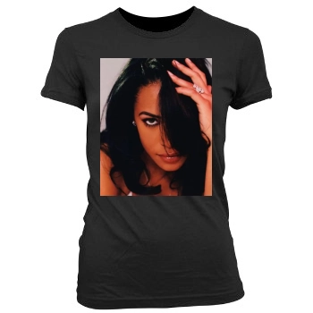 Aaliyah Women's Junior Cut Crewneck T-Shirt