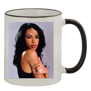 Aaliyah 11oz Colored Rim & Handle Mug