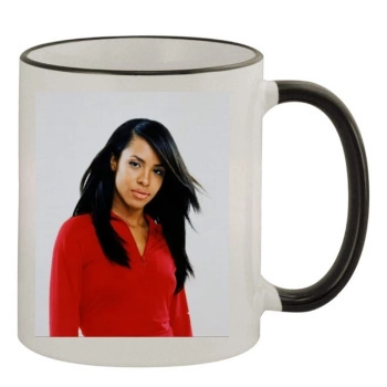 Aaliyah 11oz Colored Rim & Handle Mug