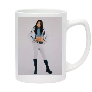 Aaliyah 14oz White Statesman Mug