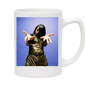 Aaliyah 14oz White Statesman Mug