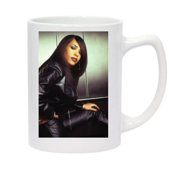 Aaliyah 14oz White Statesman Mug