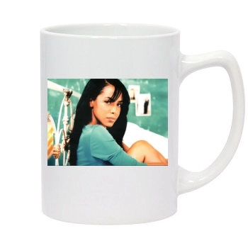 Aaliyah 14oz White Statesman Mug