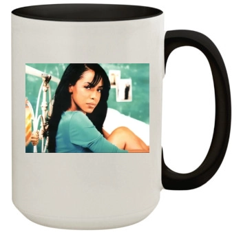 Aaliyah 15oz Colored Inner & Handle Mug