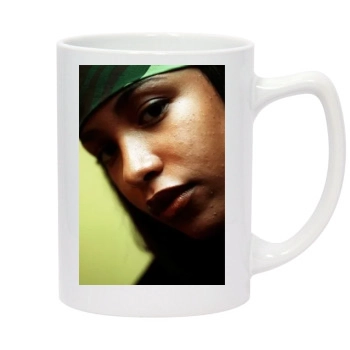 Aaliyah 14oz White Statesman Mug