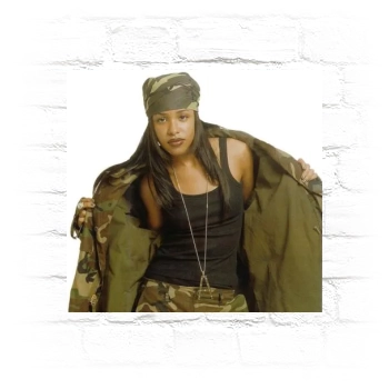 Aaliyah Metal Wall Art