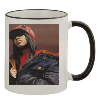 Aaliyah 11oz Colored Rim & Handle Mug