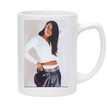 Aaliyah 14oz White Statesman Mug