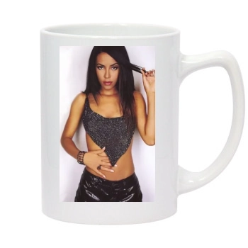 Aaliyah 14oz White Statesman Mug