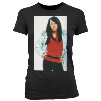 Aaliyah Women's Junior Cut Crewneck T-Shirt