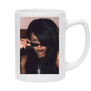 Aaliyah 14oz White Statesman Mug