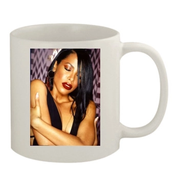 Aaliyah 11oz White Mug