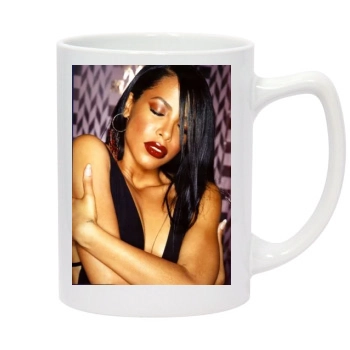 Aaliyah 14oz White Statesman Mug