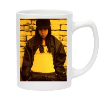 Aaliyah 14oz White Statesman Mug