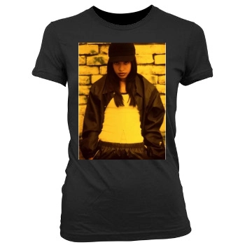 Aaliyah Women's Junior Cut Crewneck T-Shirt