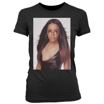 Aaliyah Women's Junior Cut Crewneck T-Shirt