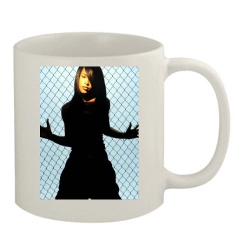 Aaliyah 11oz White Mug