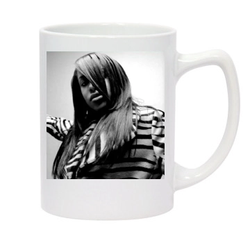 Aaliyah 14oz White Statesman Mug