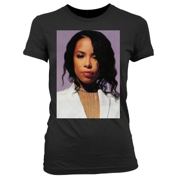 Aaliyah Women's Junior Cut Crewneck T-Shirt