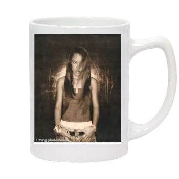 Aaliyah 14oz White Statesman Mug