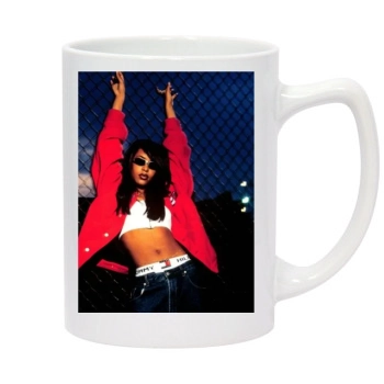 Aaliyah 14oz White Statesman Mug