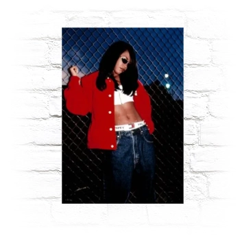 Aaliyah Metal Wall Art