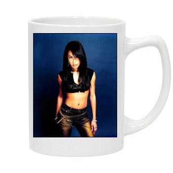 Aaliyah 14oz White Statesman Mug