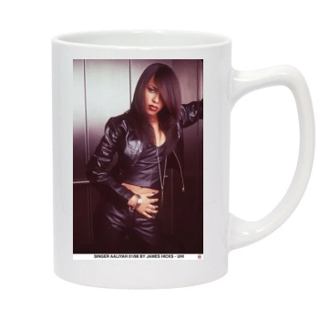 Aaliyah 14oz White Statesman Mug