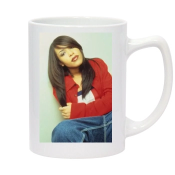 Aaliyah 14oz White Statesman Mug