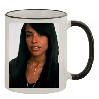 Aaliyah 11oz Colored Rim & Handle Mug