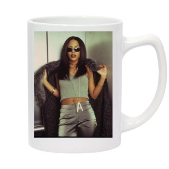 Aaliyah 14oz White Statesman Mug