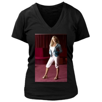 Abi Titmuss Women's Deep V-Neck TShirt