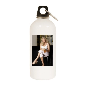 Abi Titmuss White Water Bottle With Carabiner