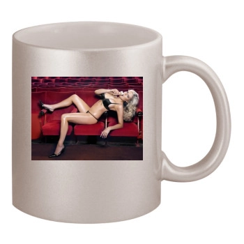 Abi Titmuss 11oz Metallic Silver Mug