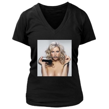 Abi Titmuss Women's Deep V-Neck TShirt