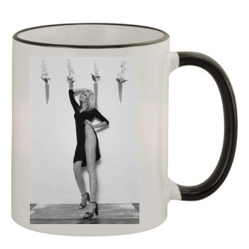 Adriana Karembeu 11oz Colored Rim & Handle Mug