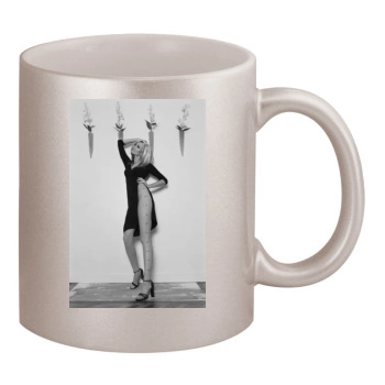 Adriana Karembeu 11oz Metallic Silver Mug