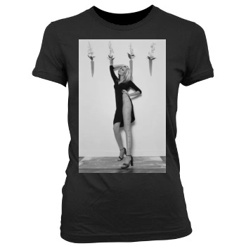 Adriana Karembeu Women's Junior Cut Crewneck T-Shirt