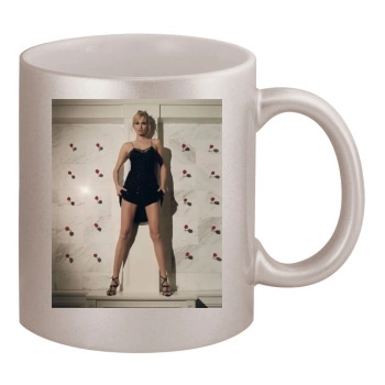 Adriana Karembeu 11oz Metallic Silver Mug