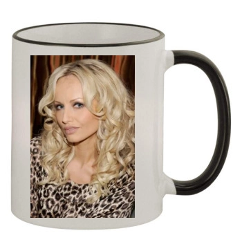 Adriana Karembeu 11oz Colored Rim & Handle Mug