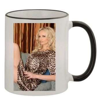 Adriana Karembeu 11oz Colored Rim & Handle Mug