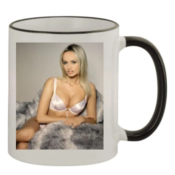 Adriana Karembeu 11oz Colored Rim & Handle Mug