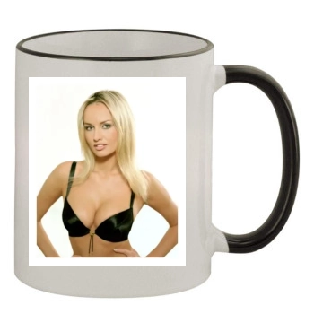 Adriana Karembeu 11oz Colored Rim & Handle Mug