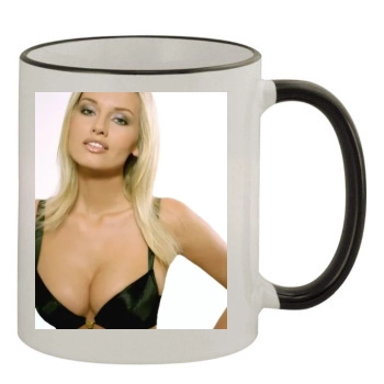 Adriana Karembeu 11oz Colored Rim & Handle Mug