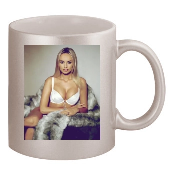 Adriana Karembeu 11oz Metallic Silver Mug