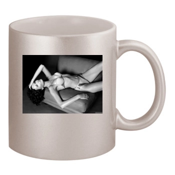 Adriana Karembeu 11oz Metallic Silver Mug