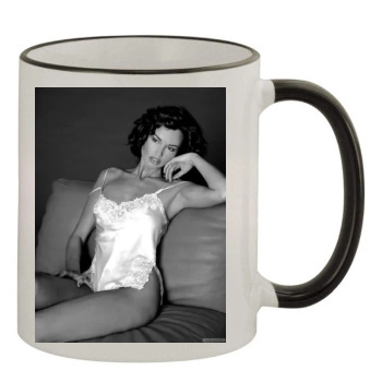 Adriana Karembeu 11oz Colored Rim & Handle Mug