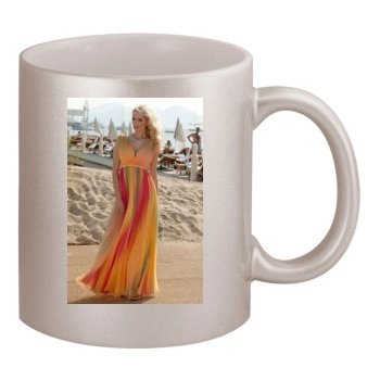 Adriana Karembeu 11oz Metallic Silver Mug