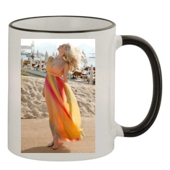 Adriana Karembeu 11oz Colored Rim & Handle Mug